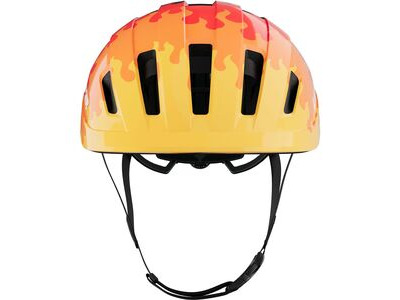 LAZER J1 KC Helmet, Flames, Uni-Youth Red Flames click to zoom image