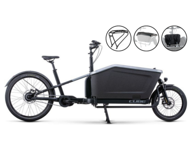 CUBE Cargo Hybrid 500 Flashgrey/black 20"