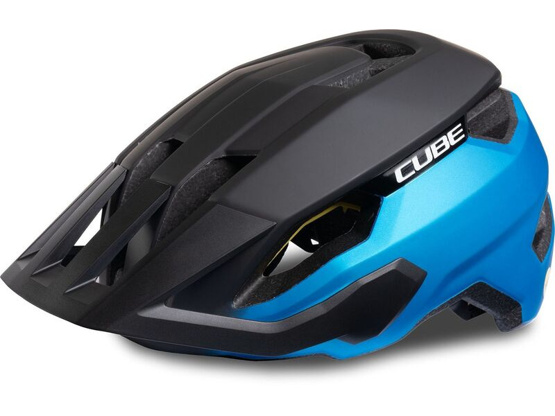 CUBE Helmet Stray X Actionteam Blue click to zoom image