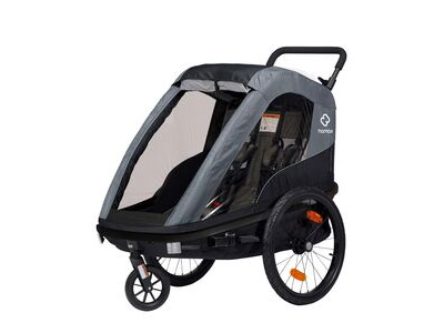 HAMAX Avenida Twin Child Bike Trailer Blue Twin