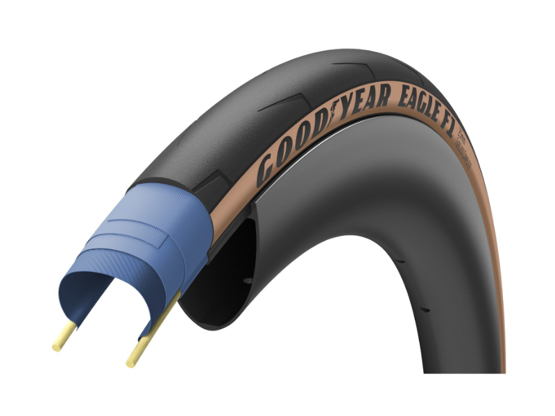 GOODYEAR EAGLE F1 TUBELESS ROAD TYRE Tan click to zoom image