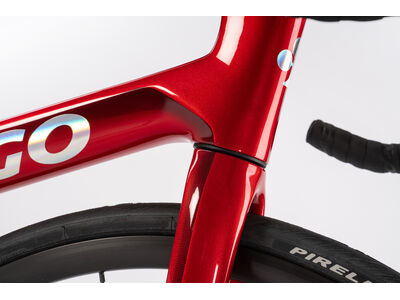 COLNAGO V4 Disc 2025 Complete Road Bike Ultegra Di2 12 Speed Red Silver, VDRD click to zoom image