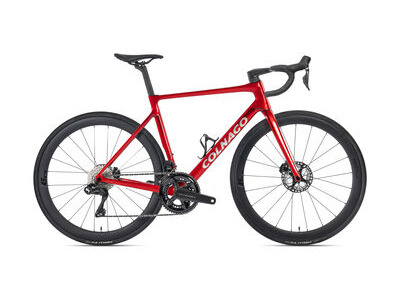 COLNAGO V4 Disc 2025 Complete Road Bike SC45 Wheels Ultegra Di2 12s Red Silver