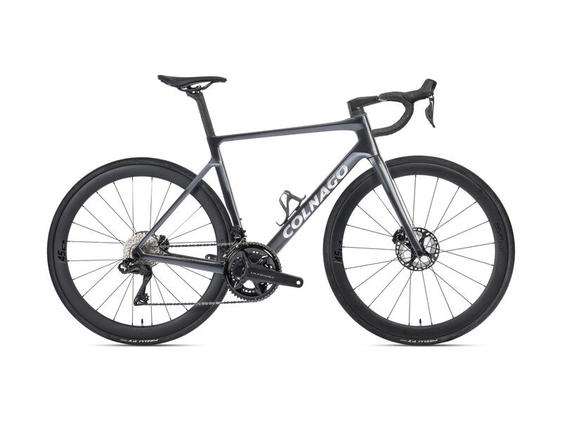 COLNAGO V4 Disc 2025 Complete Road Bike SC45 Wheels Ultegra Di2 12s Black Grey