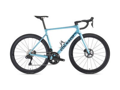 COLNAGO V4 Disc 2025 Complete Road Bike SC45 Wheels Ultegra Di2 12s Blue Grey