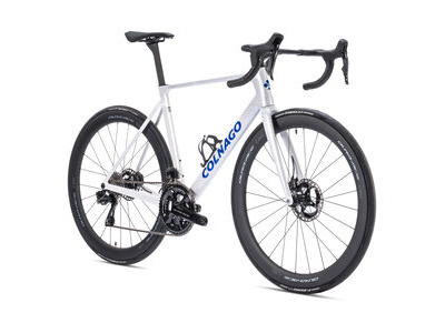 COLNAGO V5rs Disc 2025 Carbon Road Complete Bike Dura Ace Di2 White Blue click to zoom image