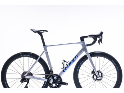 COLNAGO V5rs Disc 2025 Carbon Road Complete Bike Ultegra Di2 White Blue click to zoom image