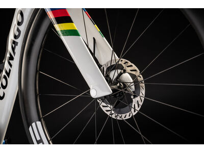 COLNAGO Y1RS Disc 2025 Carbon TT Aero Bike Dura Ace Di2 White & WC Stripes click to zoom image