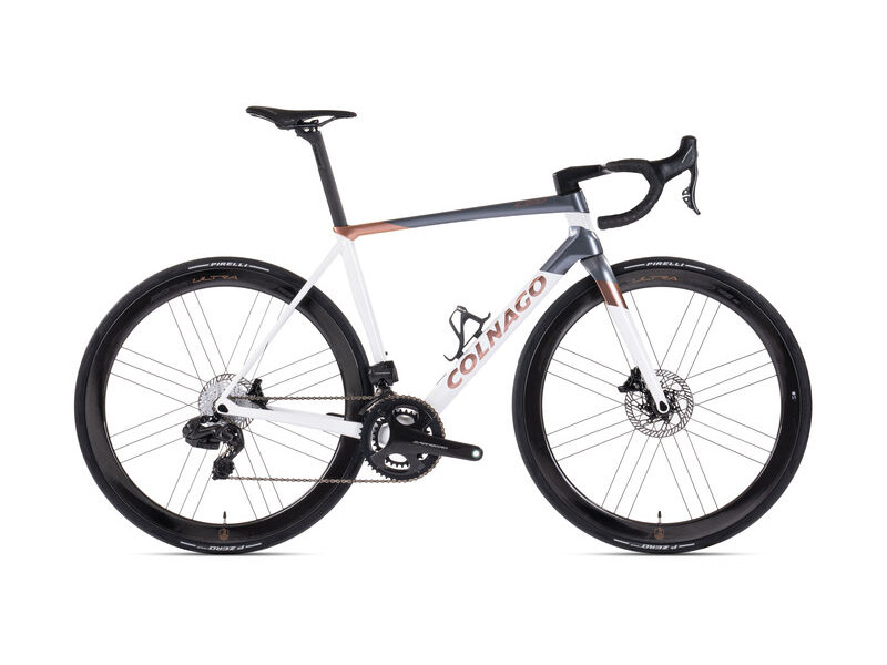 COLNAGO C68-R Disc 2022 Carbon Road Frame Set White Gold Grey, Code: Hrgg click to zoom image