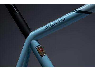 COLNAGO Steelnovo Steel Road Frame Set Light Blue click to zoom image