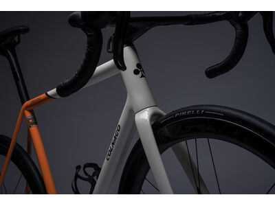 COLNAGO Steelnovo Steel Road Frame Set Orange White click to zoom image