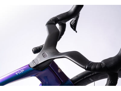 COLNAGO Y1RS Disc 2025 Carbon TT Aero Frameset Blue & Black click to zoom image