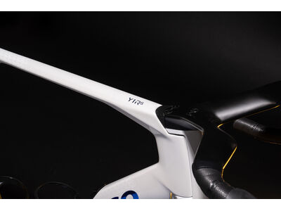 COLNAGO Y1RS Disc 2025 Carbon TT Aero Frameset White & Blue Decal click to zoom image