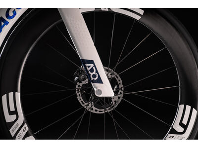 COLNAGO Y1RS Disc 2025 Carbon TT Aero Frameset White & Blue Decal click to zoom image