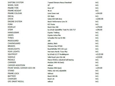 VELO DE VILLE KEB 590 CLASSIC Gates CDX Belt, 7 spd Nexus click to zoom image
