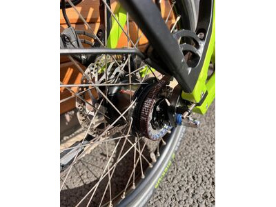 VELO DE VILLE KEB 590 CLASSIC Gates CDX Belt, 7 spd Nexus 46cm Lime Green matt 20" wheel click to zoom image