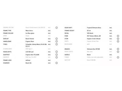 VELO DE VILLE SEB 800 CLASSIC 50cm Ice Blue Gloss  click to zoom image