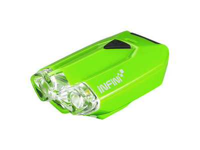 INFINI Lava super bright micro USB front light with QR bracket  Green  click to zoom image