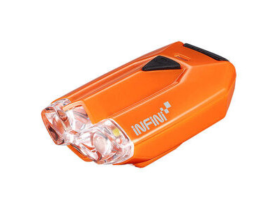 INFINI Lava super bright micro USB front light with QR bracket  Orange  click to zoom image