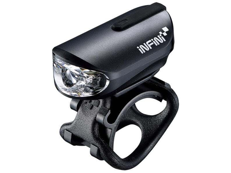 INFINI Olley super bright micro USB front light with QR bracket black click to zoom image